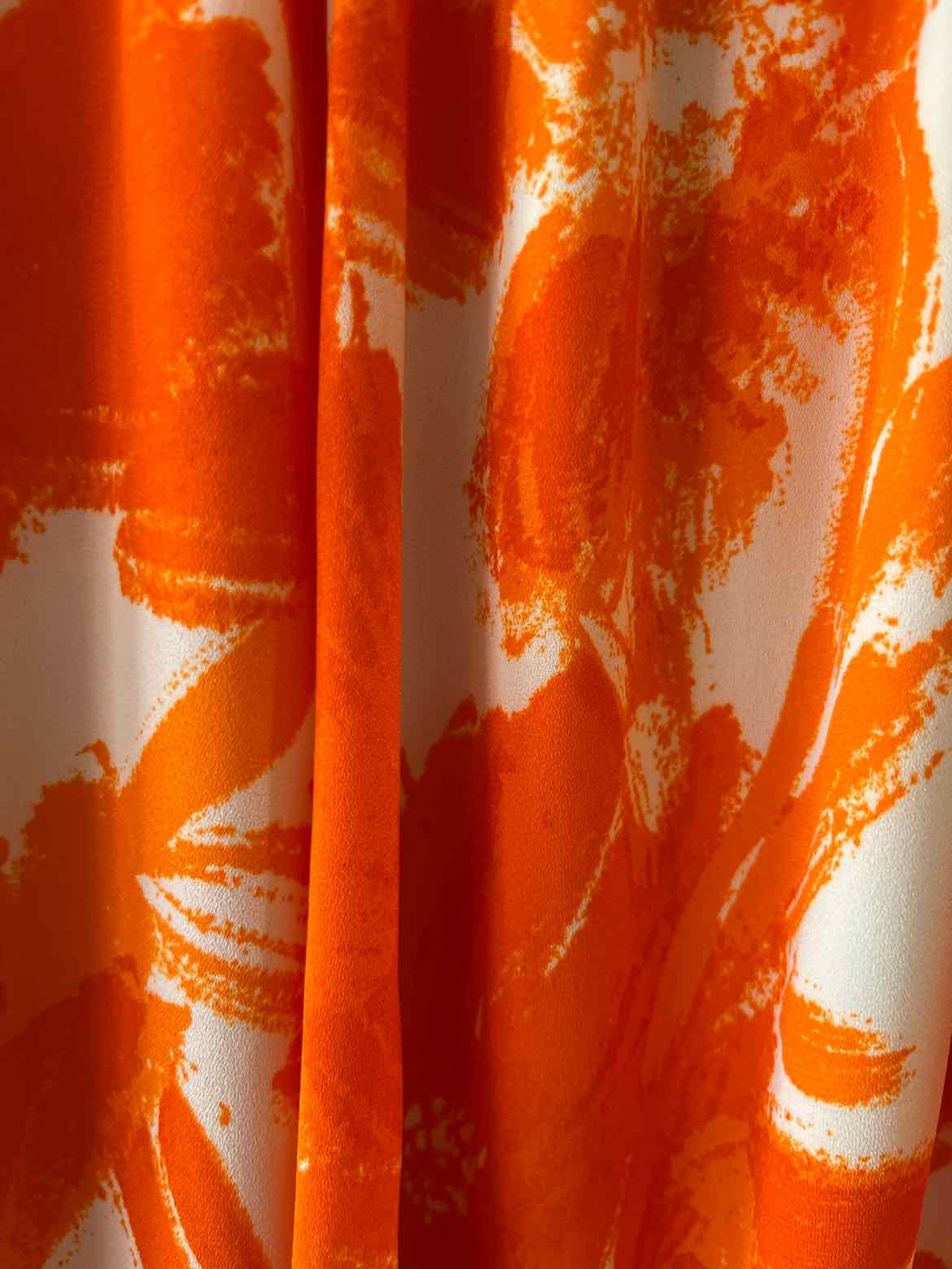 R.S.V.P. Sugarlips Orange and White Size S Dress