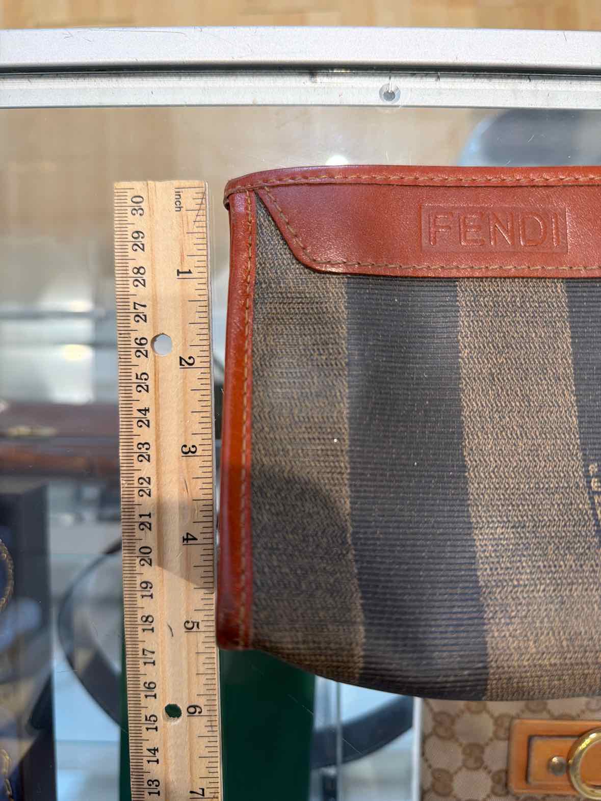 Fendi Brown Clutch