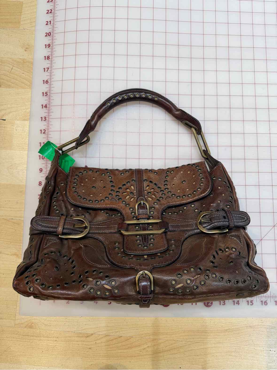 Jimmy Choo Tulita Brown Handbag