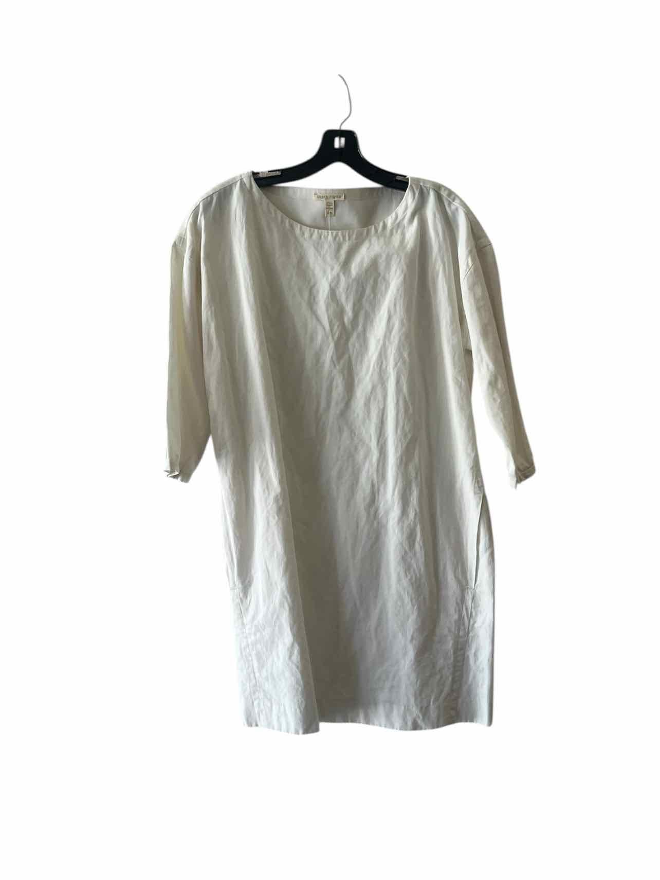 Eileen Fisher White Size XS Dress