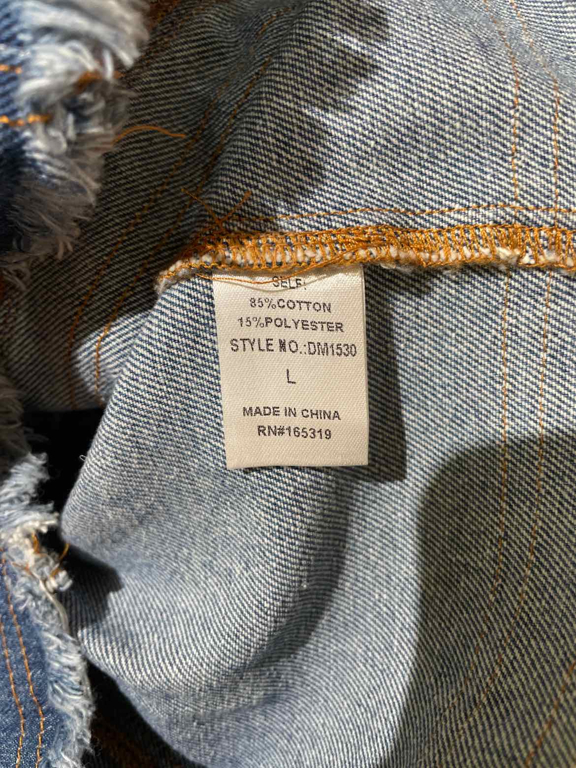 Rodeo Dark Wash Size L Shirt