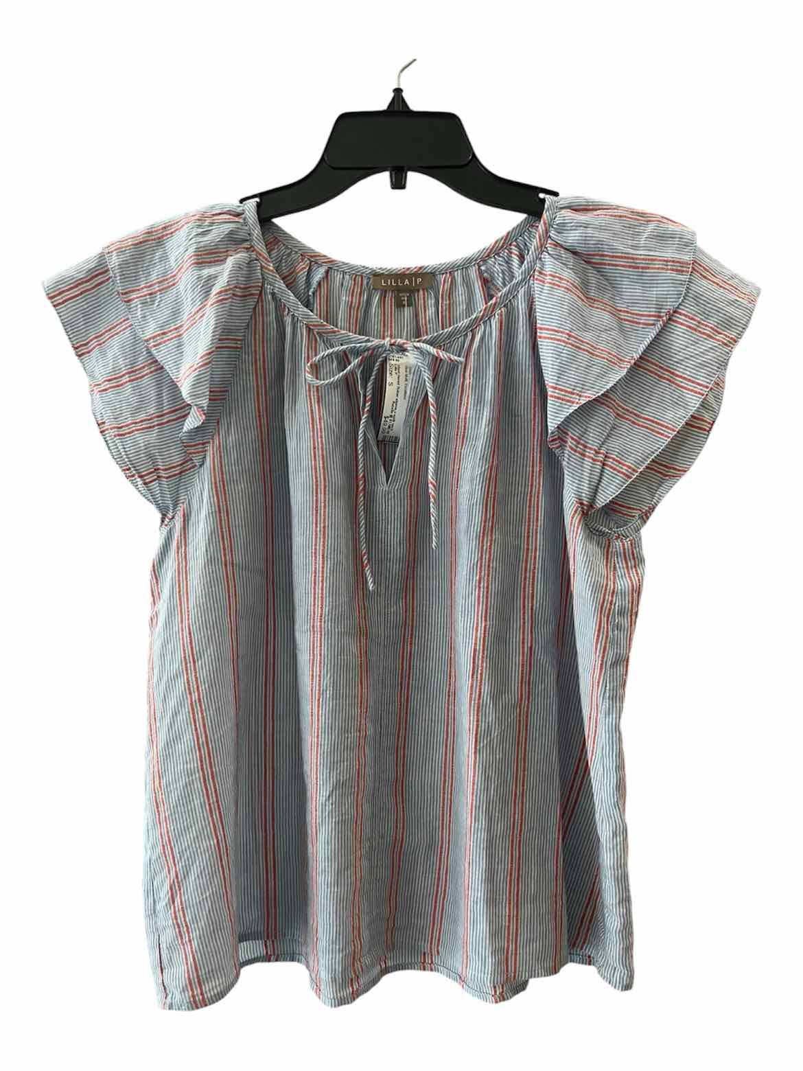 Lilla P Blue Multi Size S Shirt