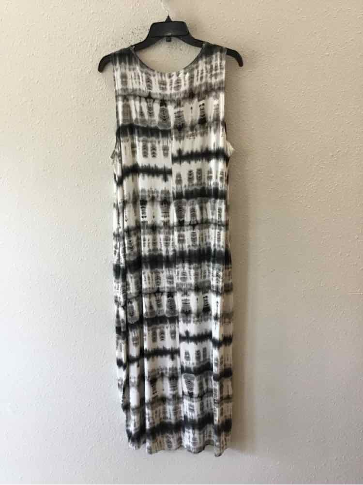 Bryn Walker White and Grey Size XL Dress