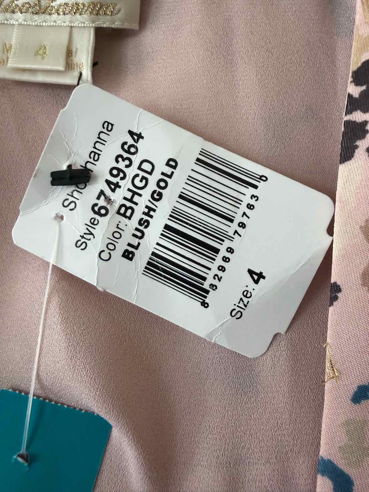 Shoshanna Blush Multi Size 4 Dress