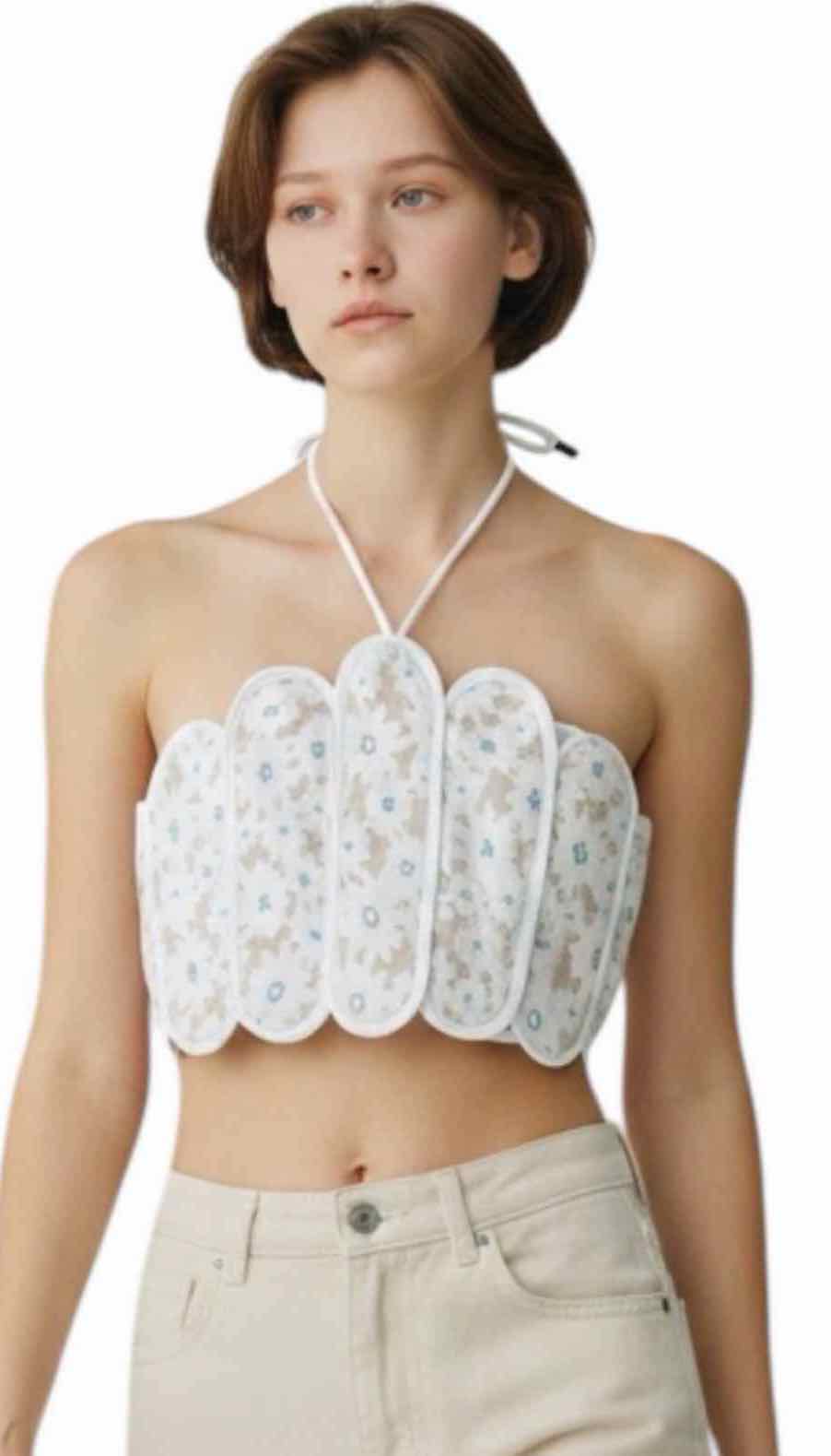 Azulu White Size S Shirt