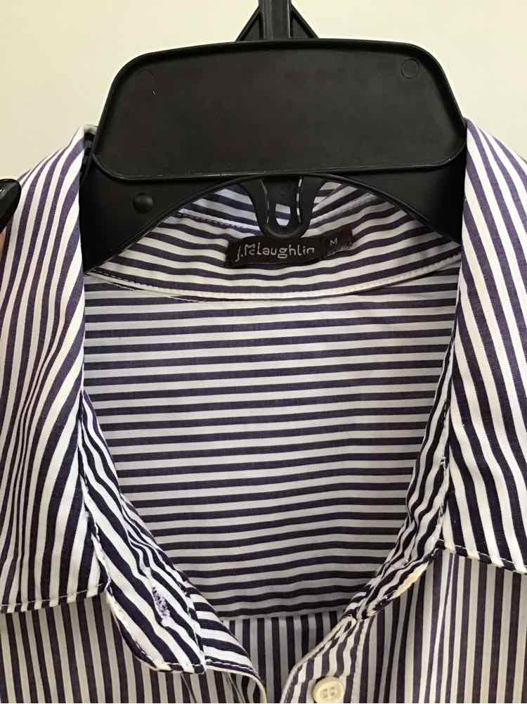 J. McLaughlin Navy and White Size M Dress