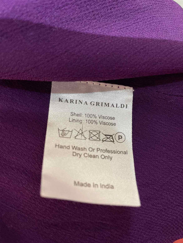karina grimaldi Eggplant Size S Dress