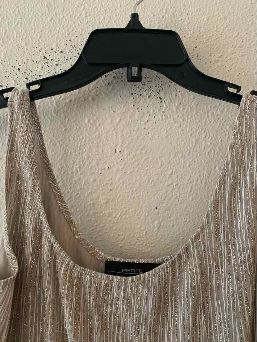 Alex Evenings Champagne Multi Size MP Tank Top
