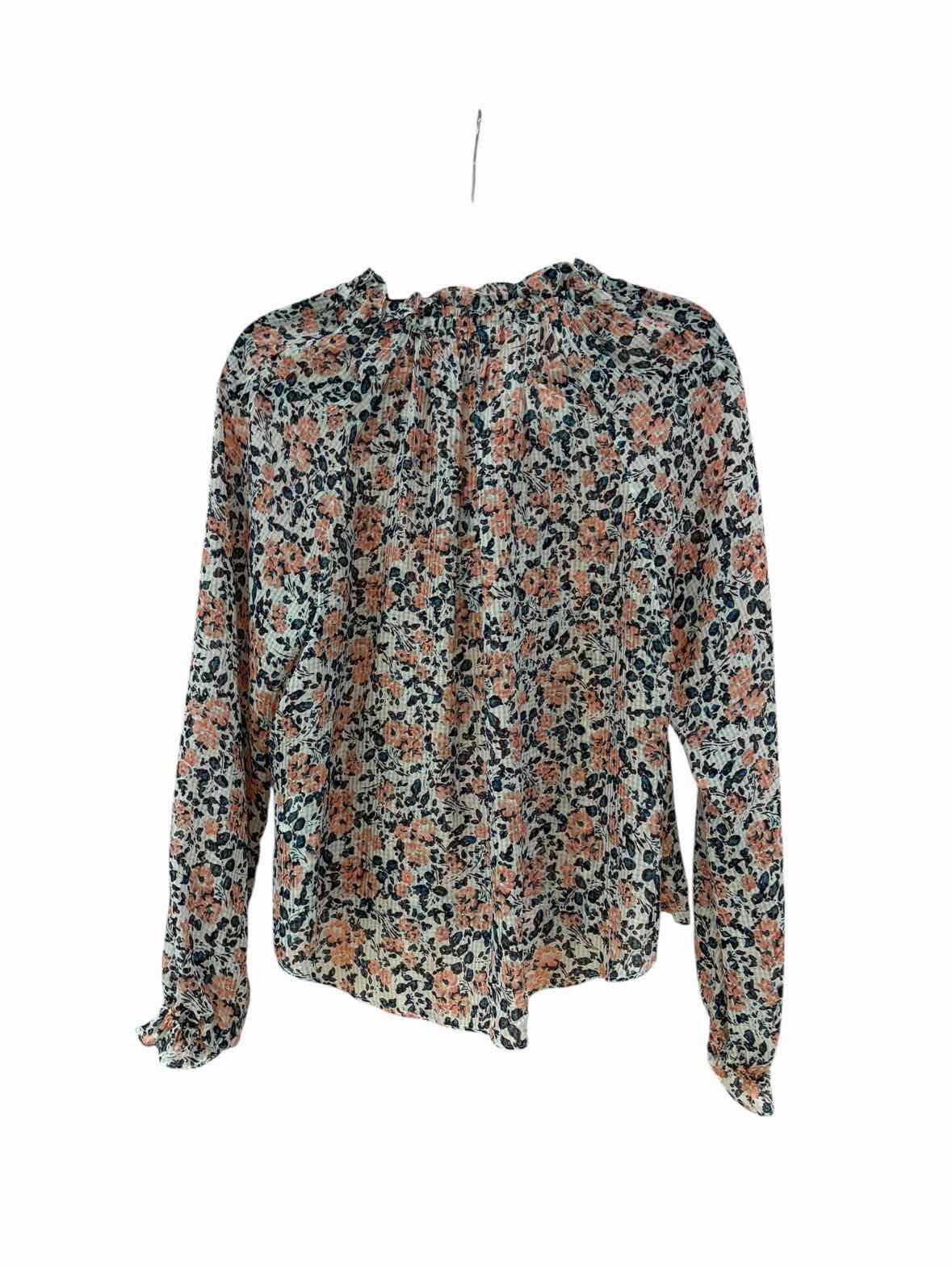 Veronica Beard White Multi Size 6 Shirt