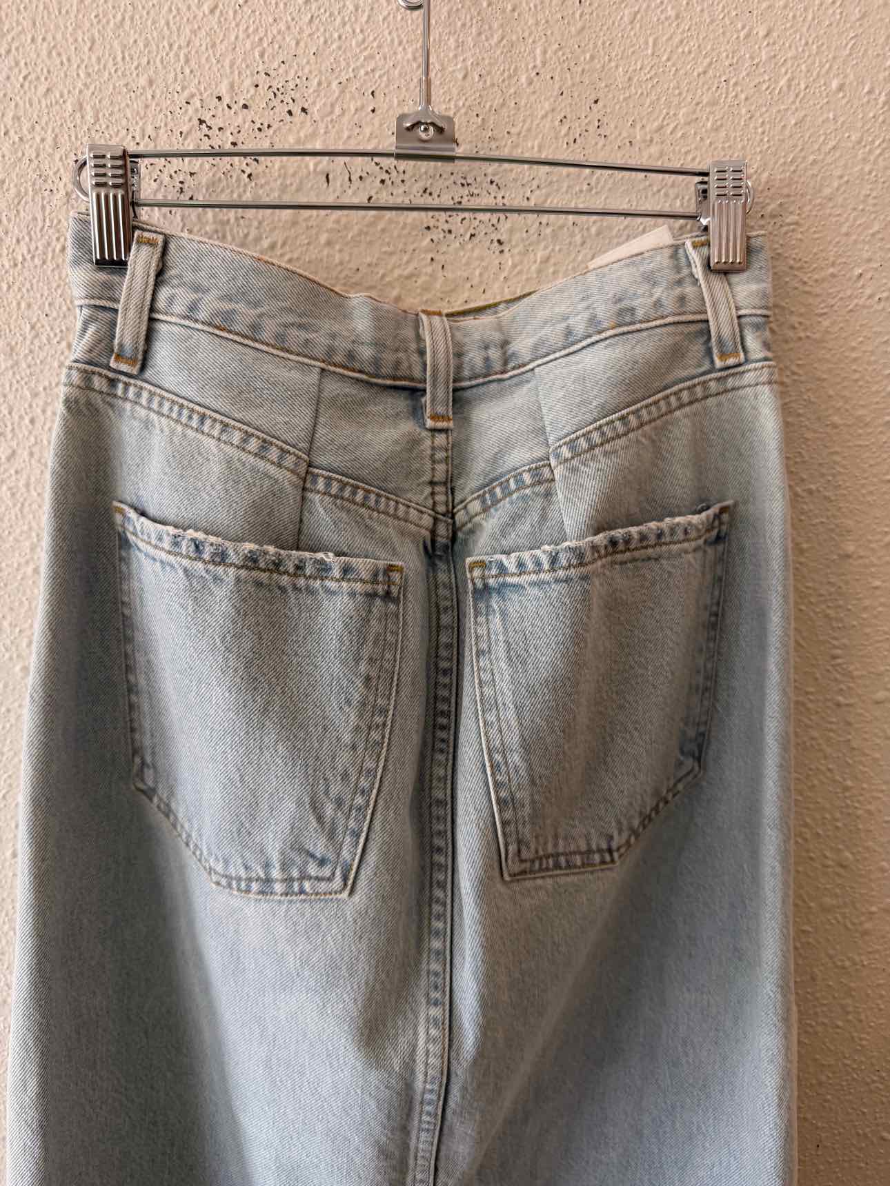 Agolde Light Blue Size No Label Skirt