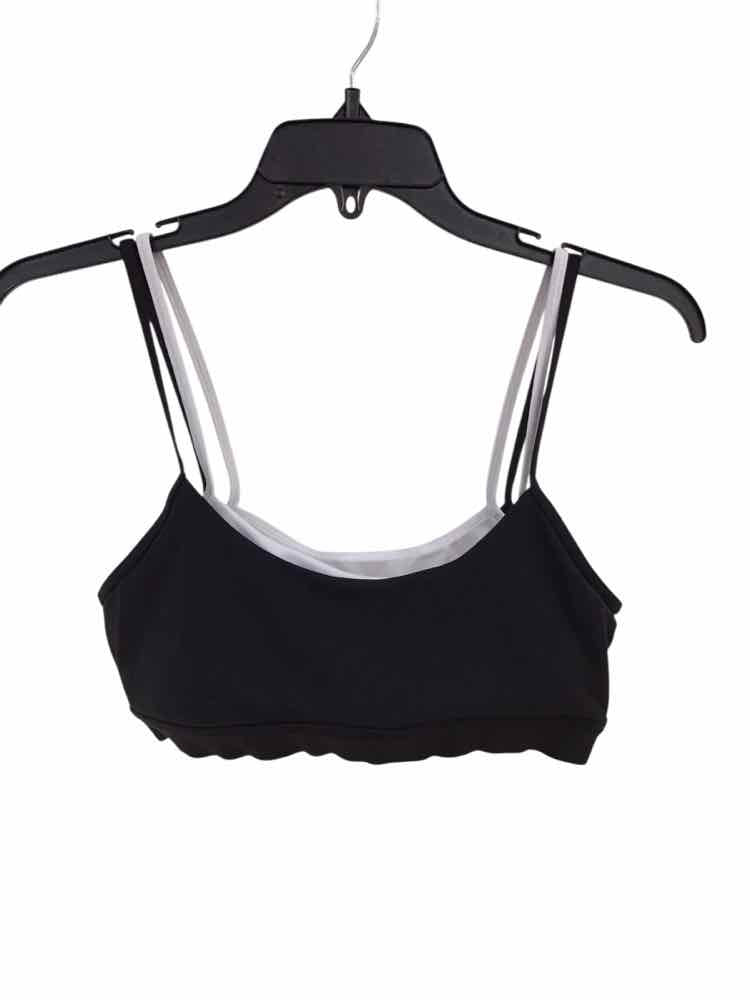 Alo Black & White Size M Bra
