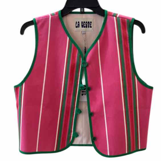La Veste Pink Multi Size M Vest