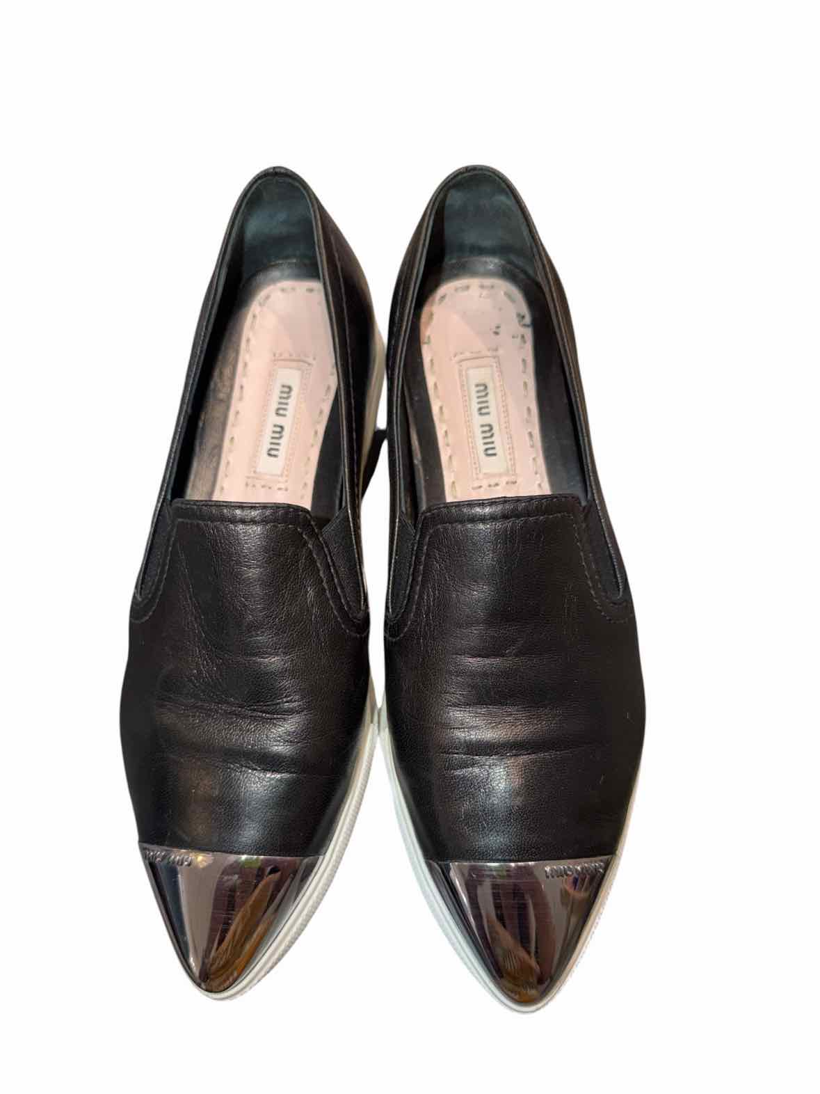 Miu Miu Black and silver Size 35.5 Shoes