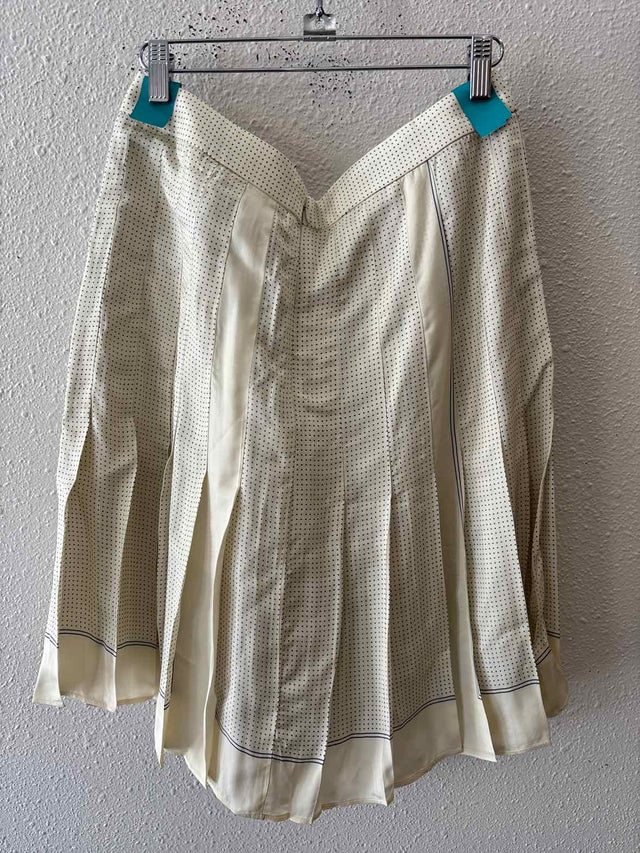 J Crew Cream and Navy Size 8 Skirt