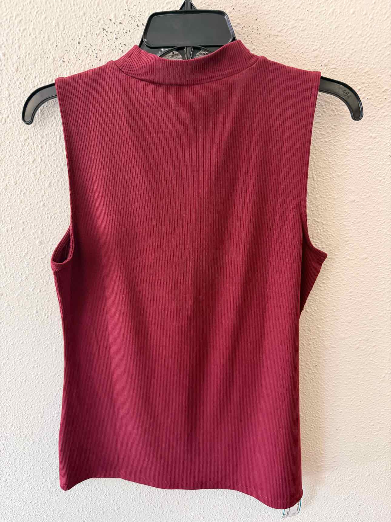 LOFT OUTLET Maroon Size L Tank Top