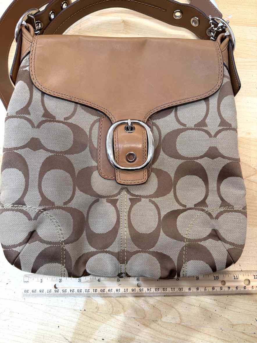 Coach Bleeker Tan Handbag