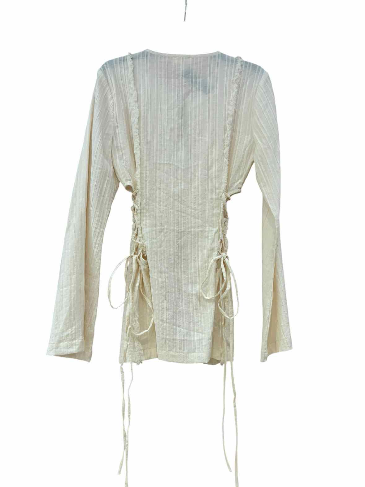 Camila Coelho Cream Size L Blouse