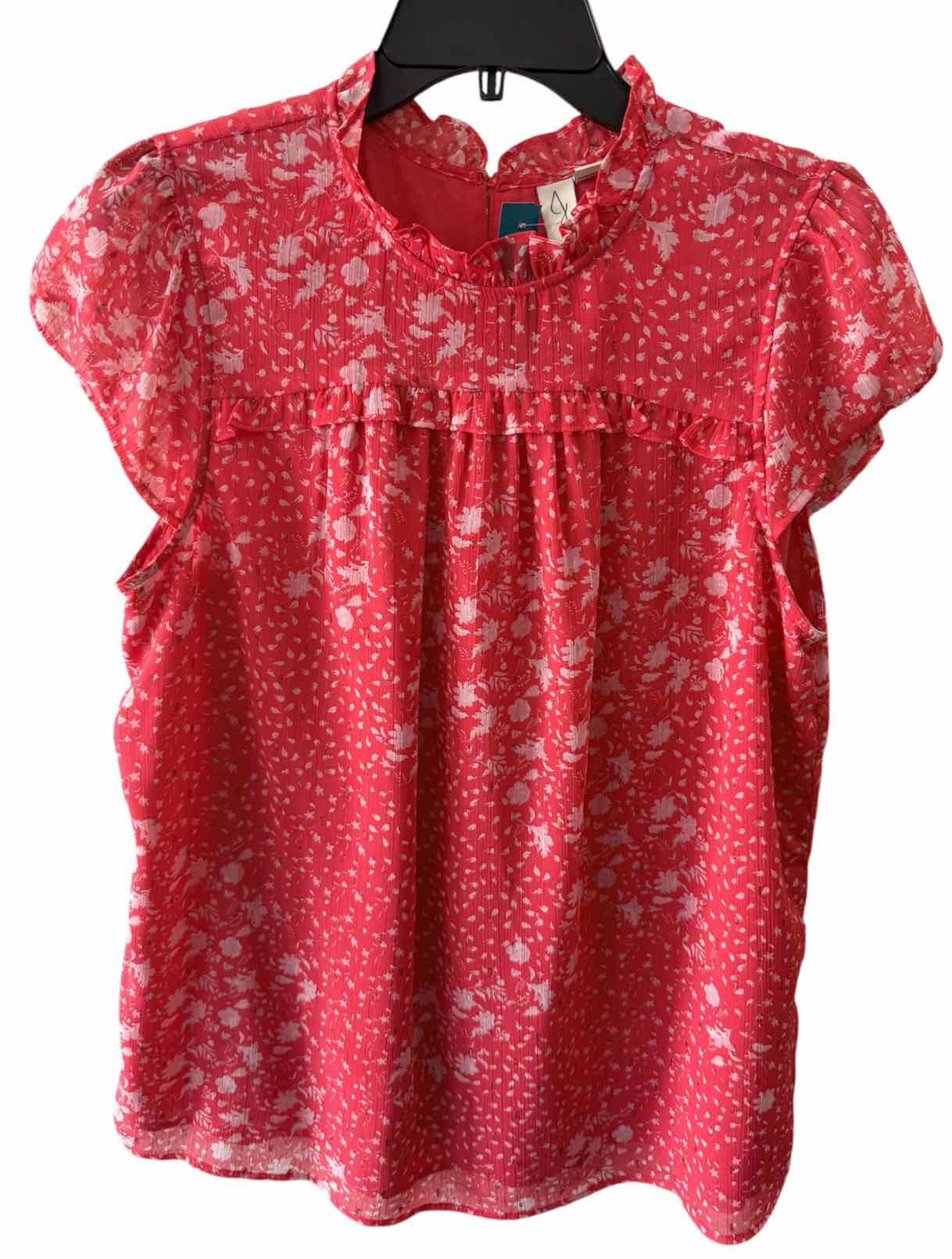 Joie Pink Multi Size L Blouse