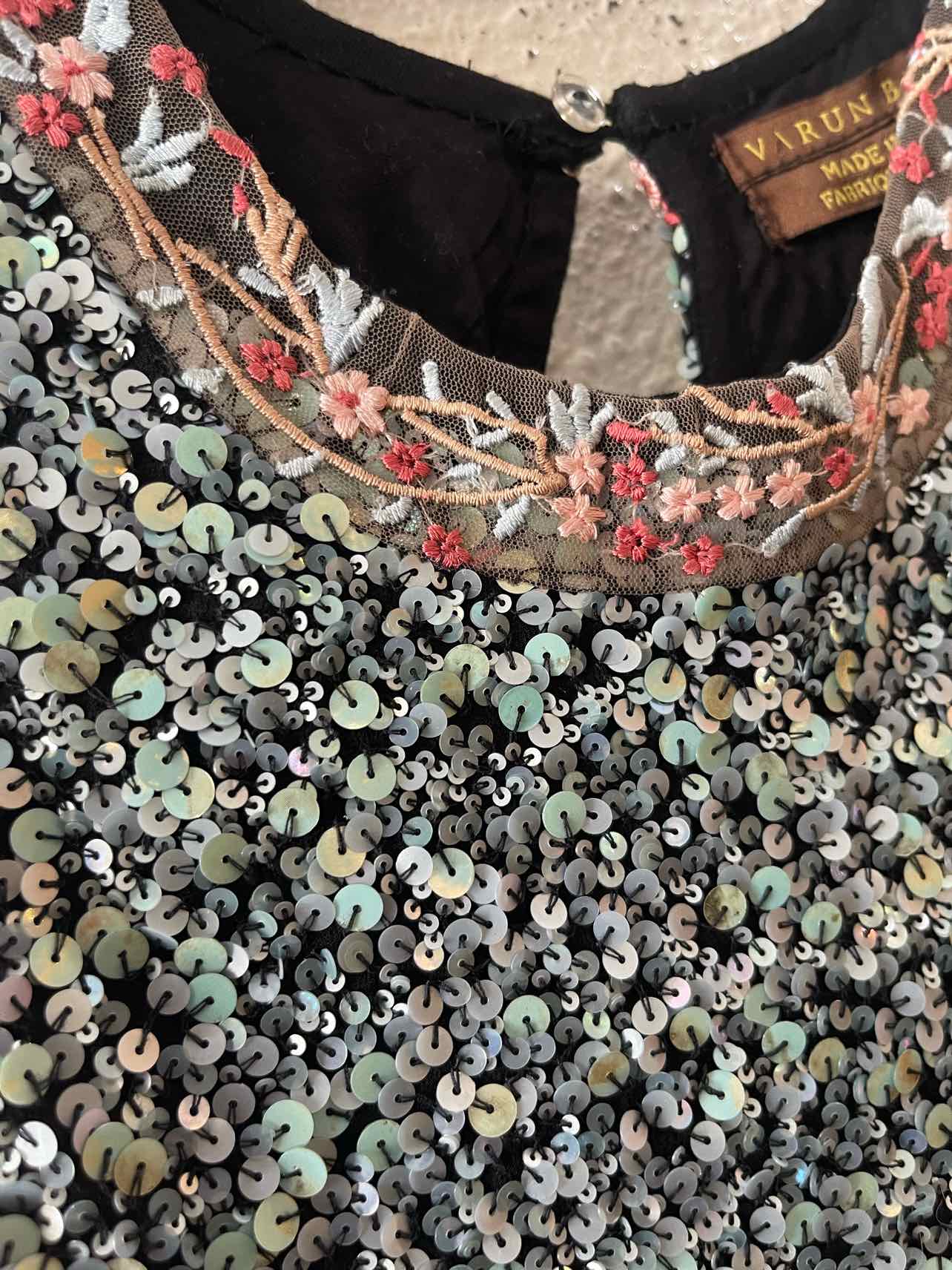 Varun Bahl Black Multi Size 8 Dress