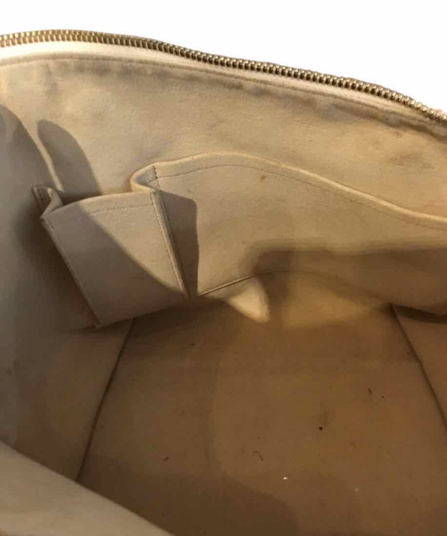 Louis Vuitton white and gray Handbag