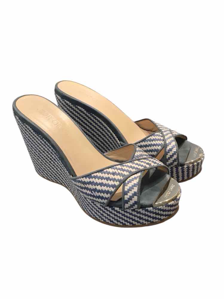Jimmy Choo Blue and White Size 39 Shoes