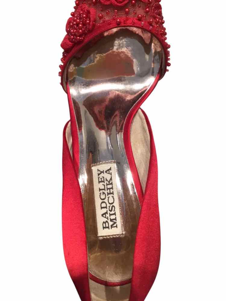 Badgley Mischka Red Size 6.5 Shoes