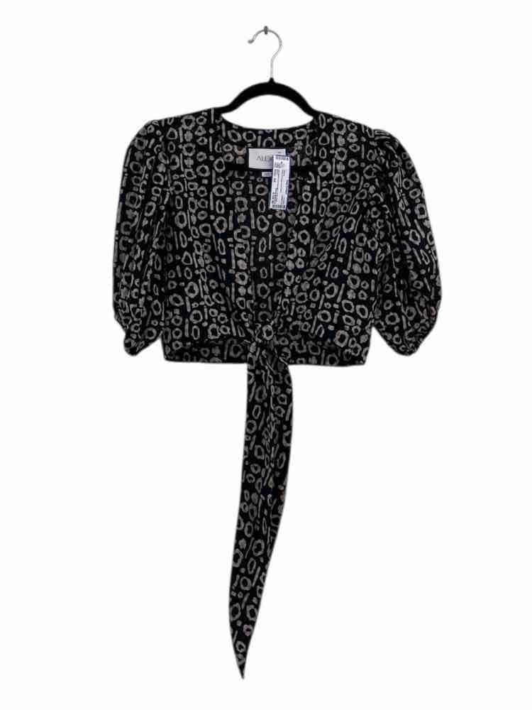 Alexis black and beige Size XS Blouse