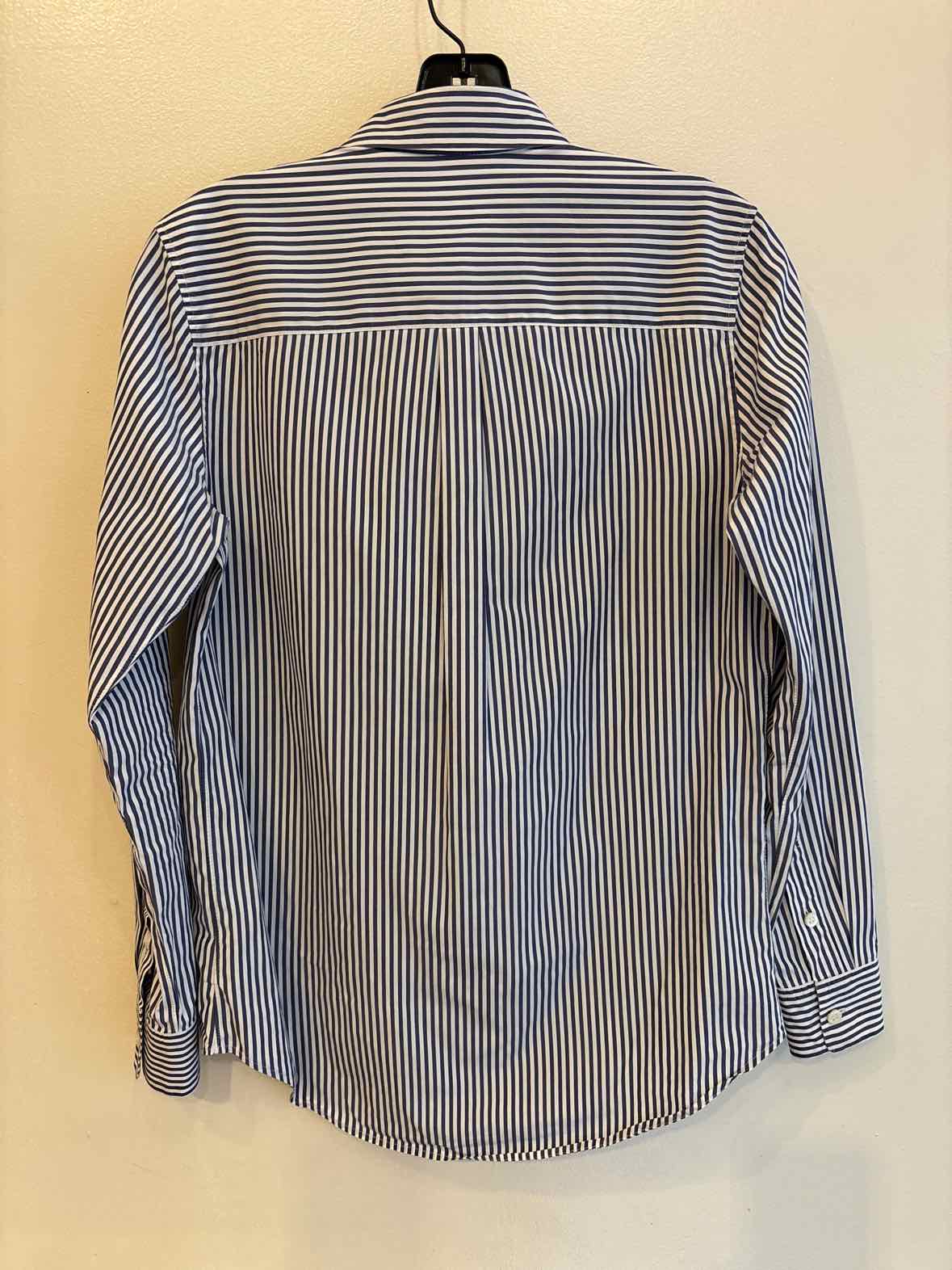 Theory Blue and White Size P Shirt
