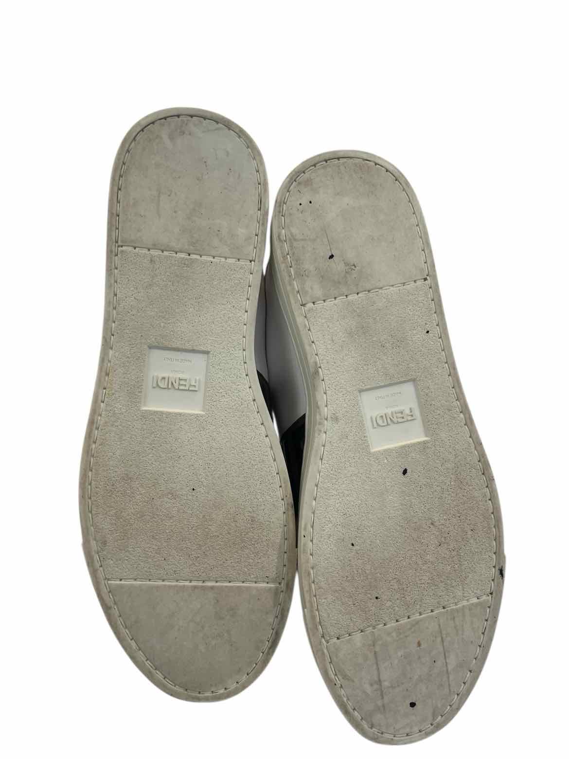 Fendi White and Brown Size 39 Shoes