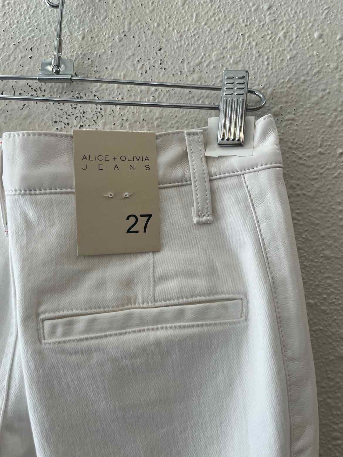 alice + olivia jeans White Size 27 Jeans