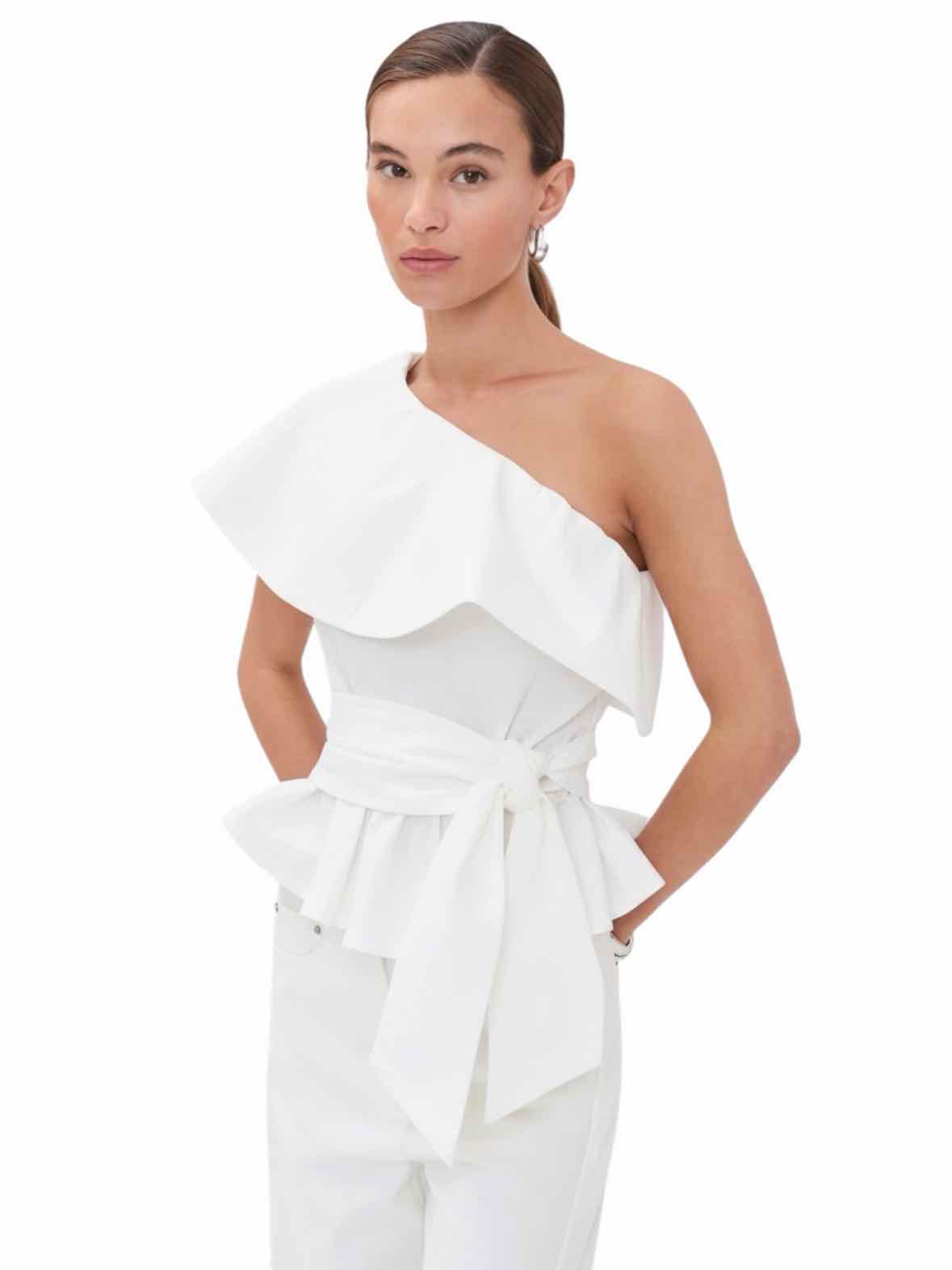 Stella Jean White Size 40 Shirt