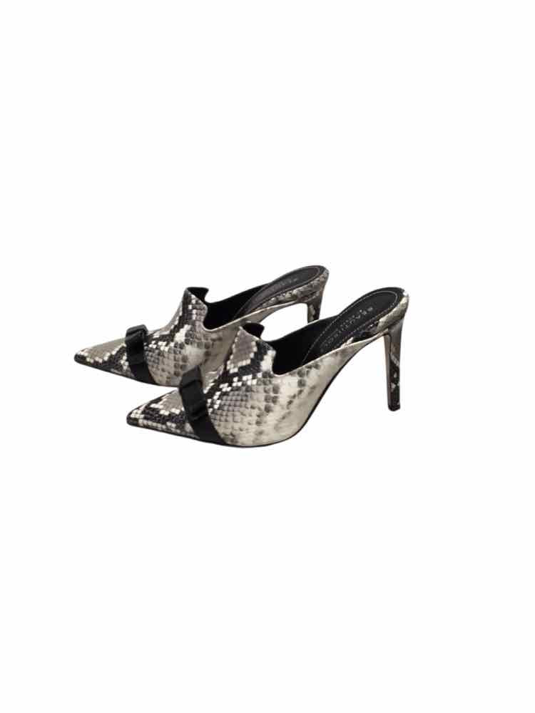 Beautiisoles Black and white Size 8 Shoes
