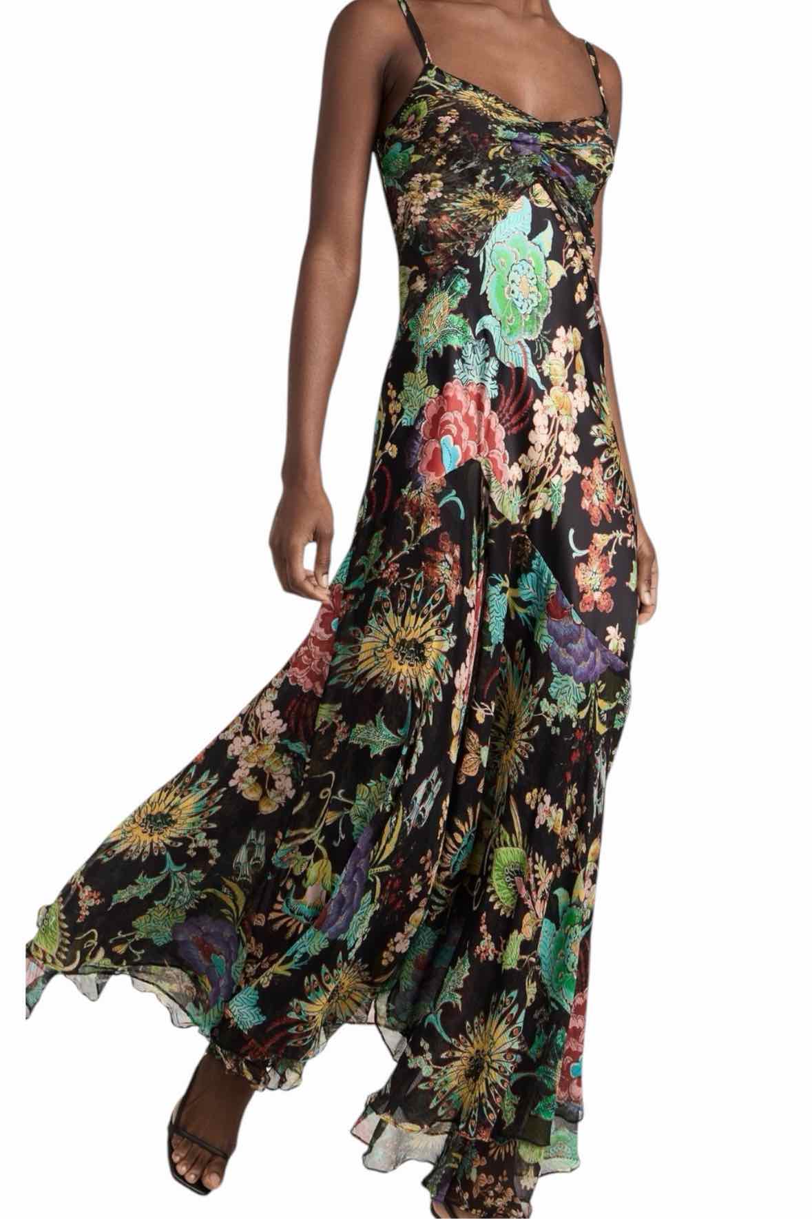 Figue Black Multi Size M Dress