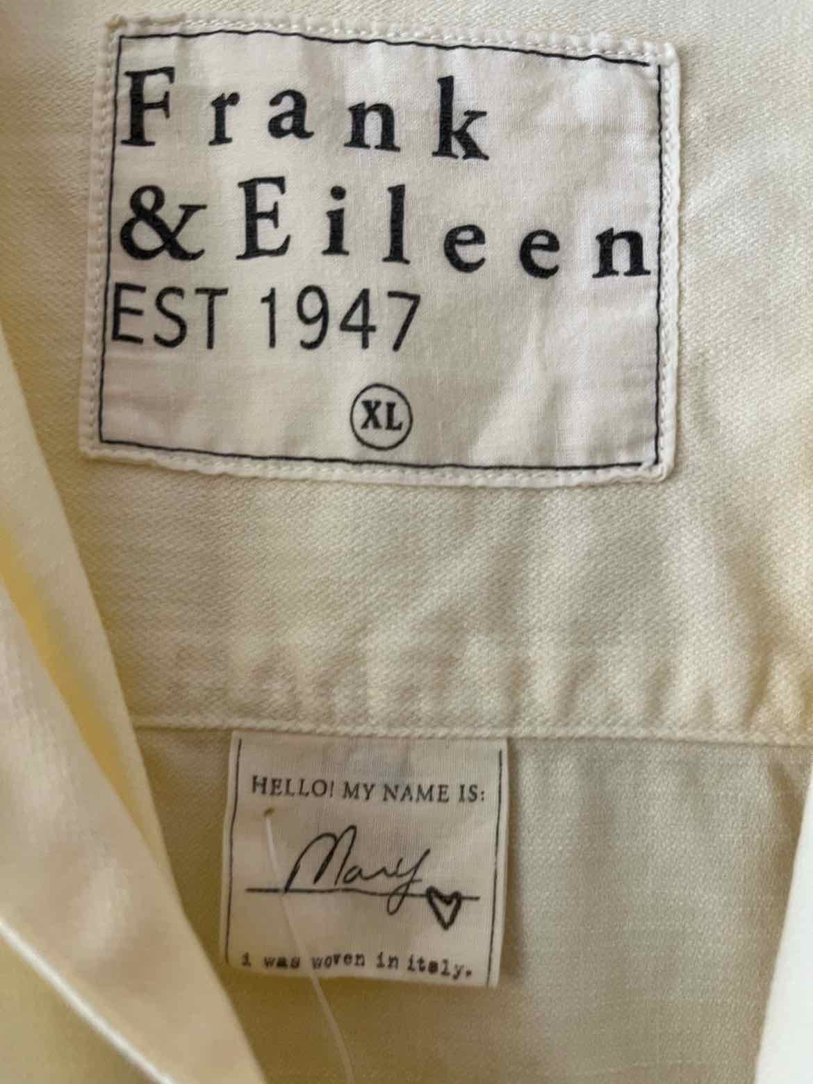 Frank & Eileen Butter Yellow Size XL Dress