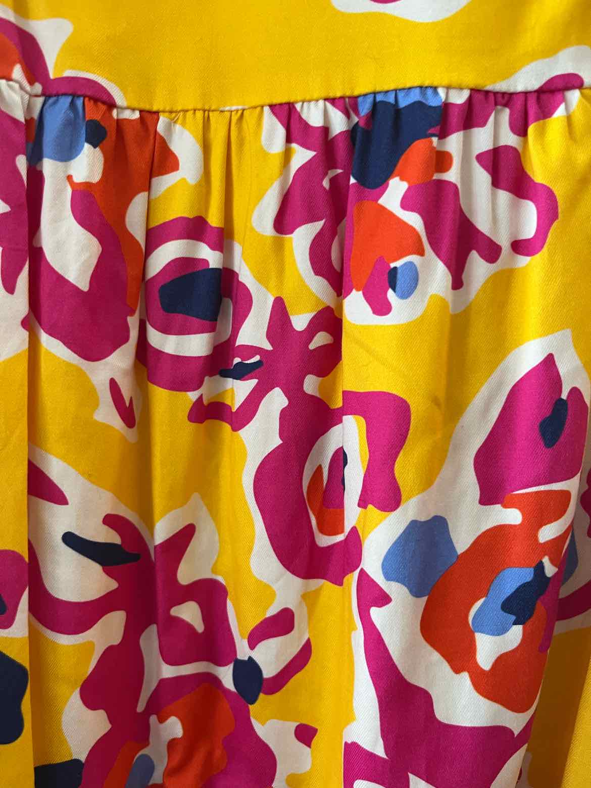 CROSBY by mollie burch Yellow and PInk Size XS Dress