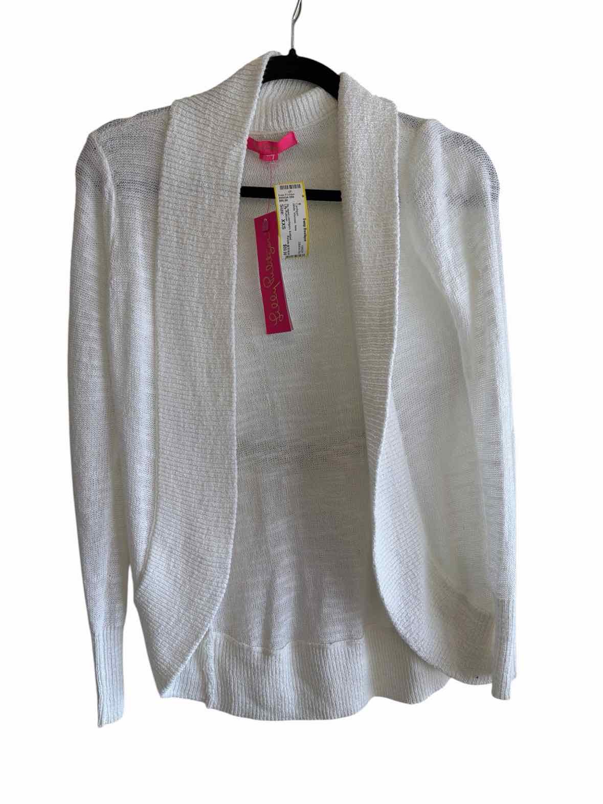 Lilly Pulitzer White Size XXS Cardigan