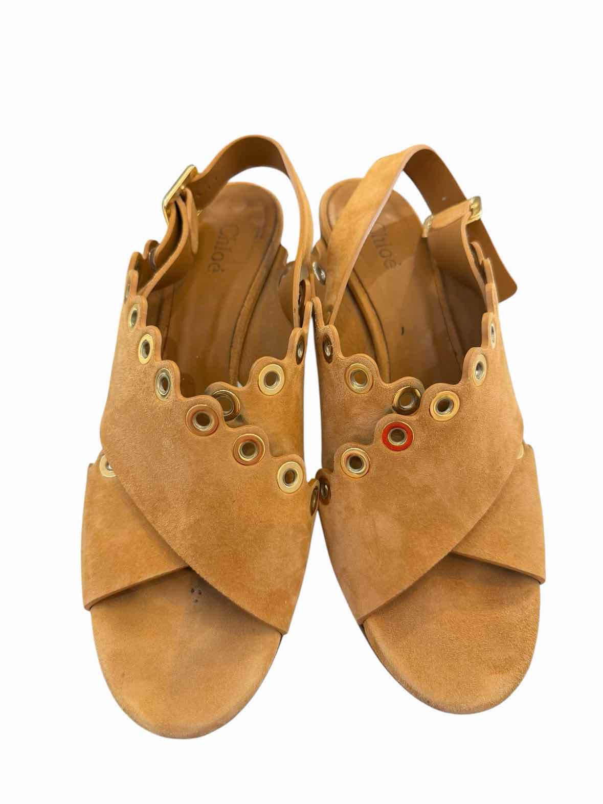 Chloe Light Brown Size 40 Shoes