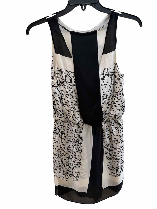 Halston Heritage Cream and Black Size 0 Dress