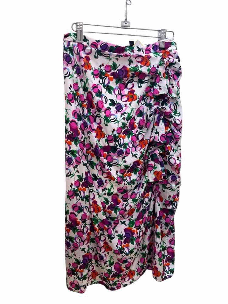 Saloni Purple Multi Size 6 2 PC Dress
