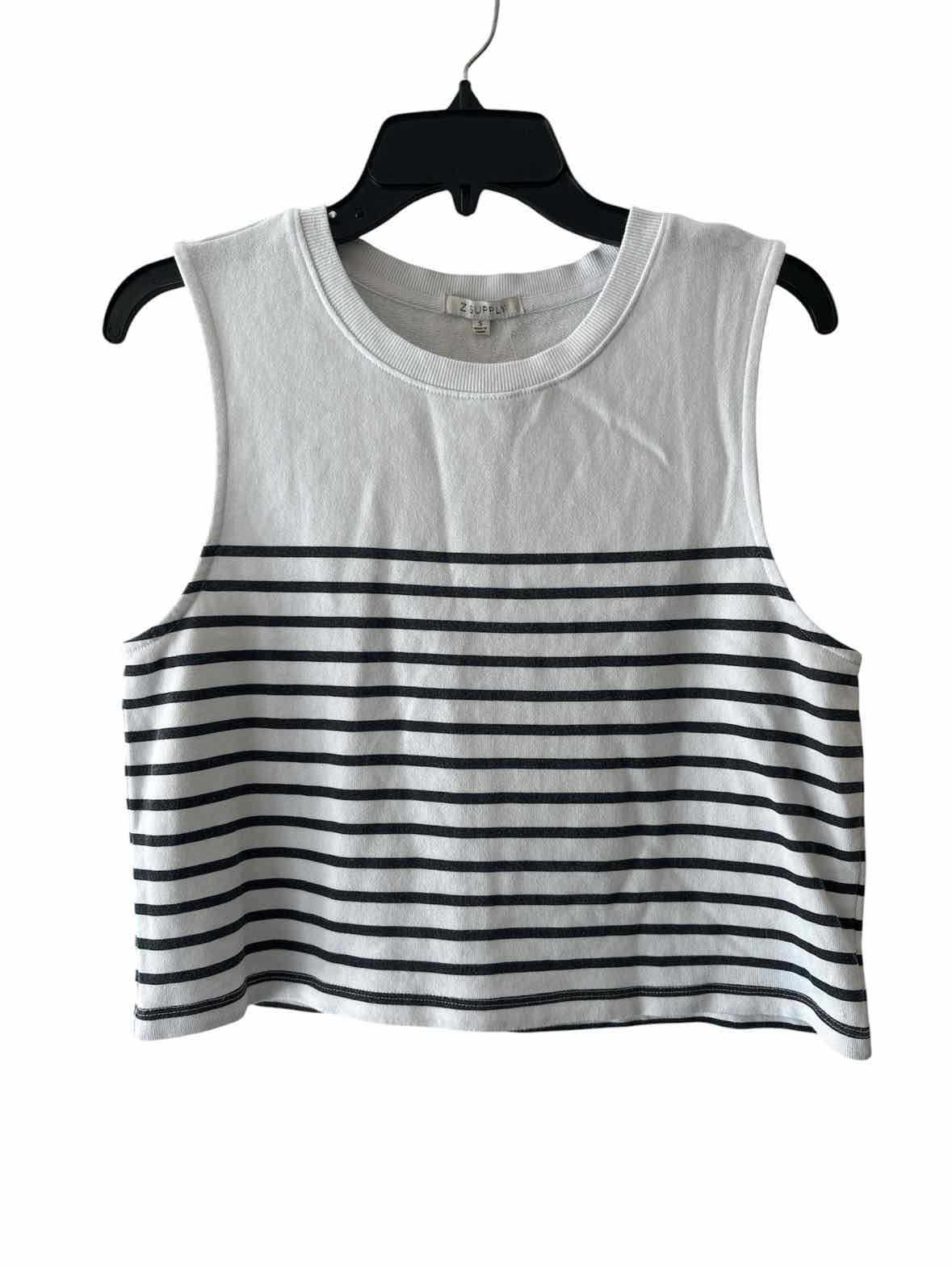 Z Supply Off White and Grey Size S Shirt