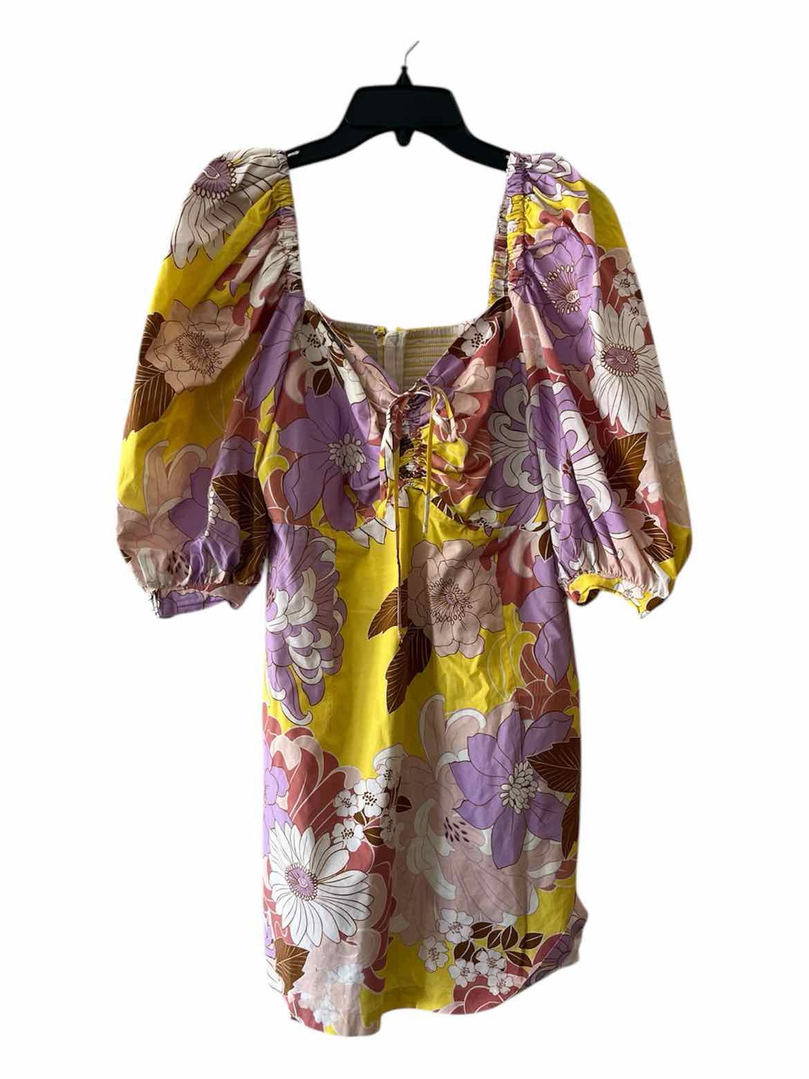 Cara Cara Yellow Multi Size M Dress