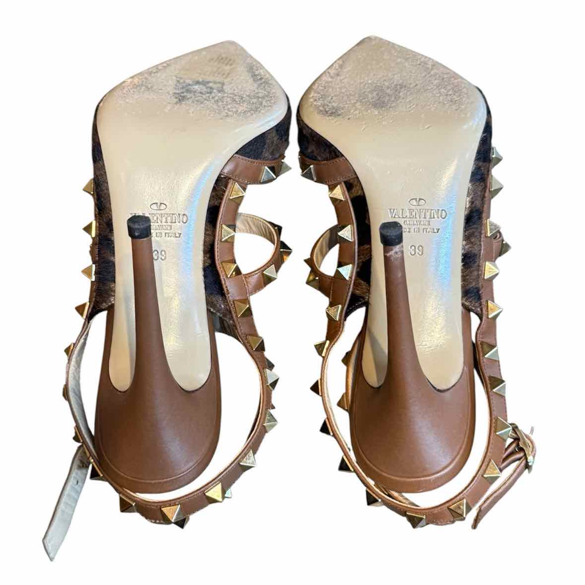 Valentino Brown and Tan Size 39 Shoes
