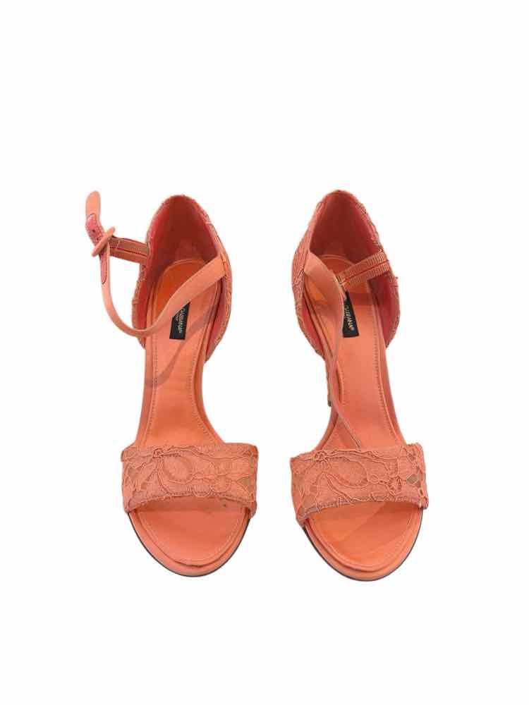 Dolce and Gabana Coral Size 8 Shoes