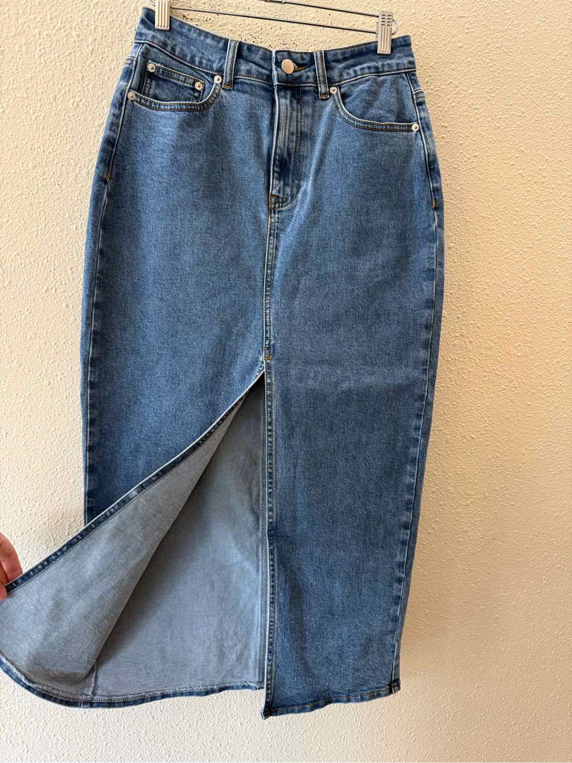 Showpo Medium Wash Size 4 Skirt