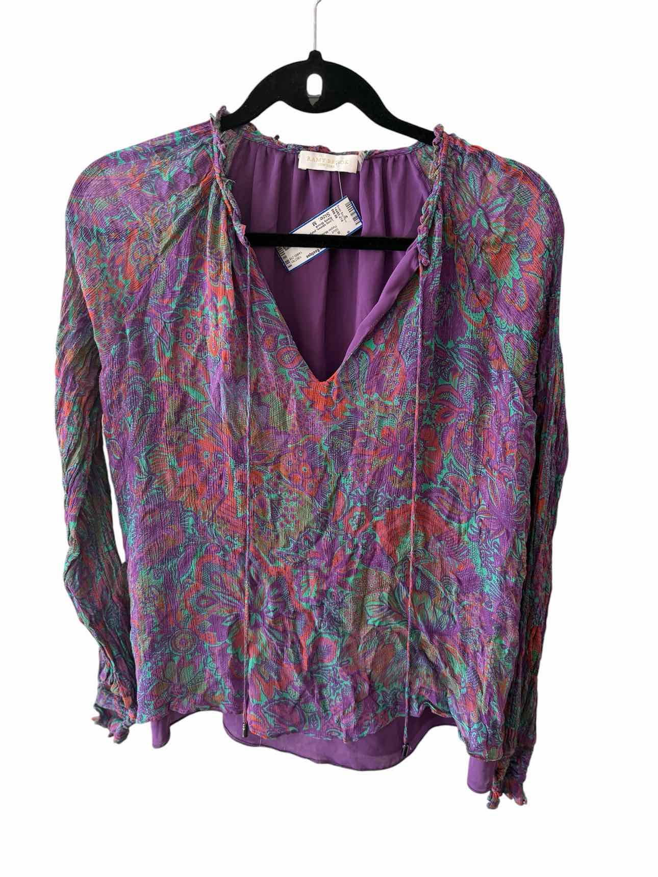 Ramy Brook Purple Multi Size M Shirt