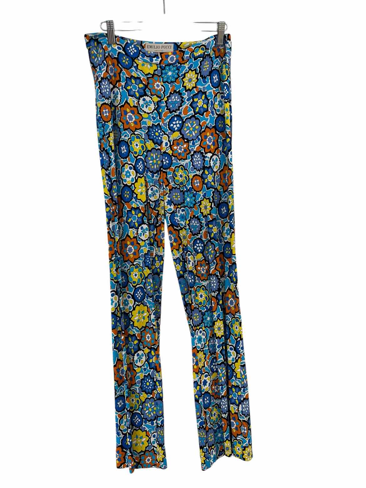 Emilio Pucci Blue Orange Yellow Size 42 Pants