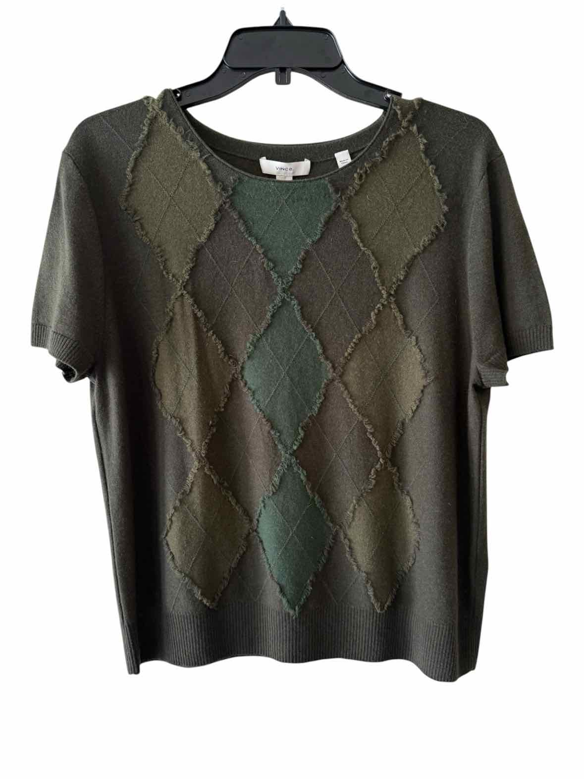 Vince. Green multi Size L Shirt