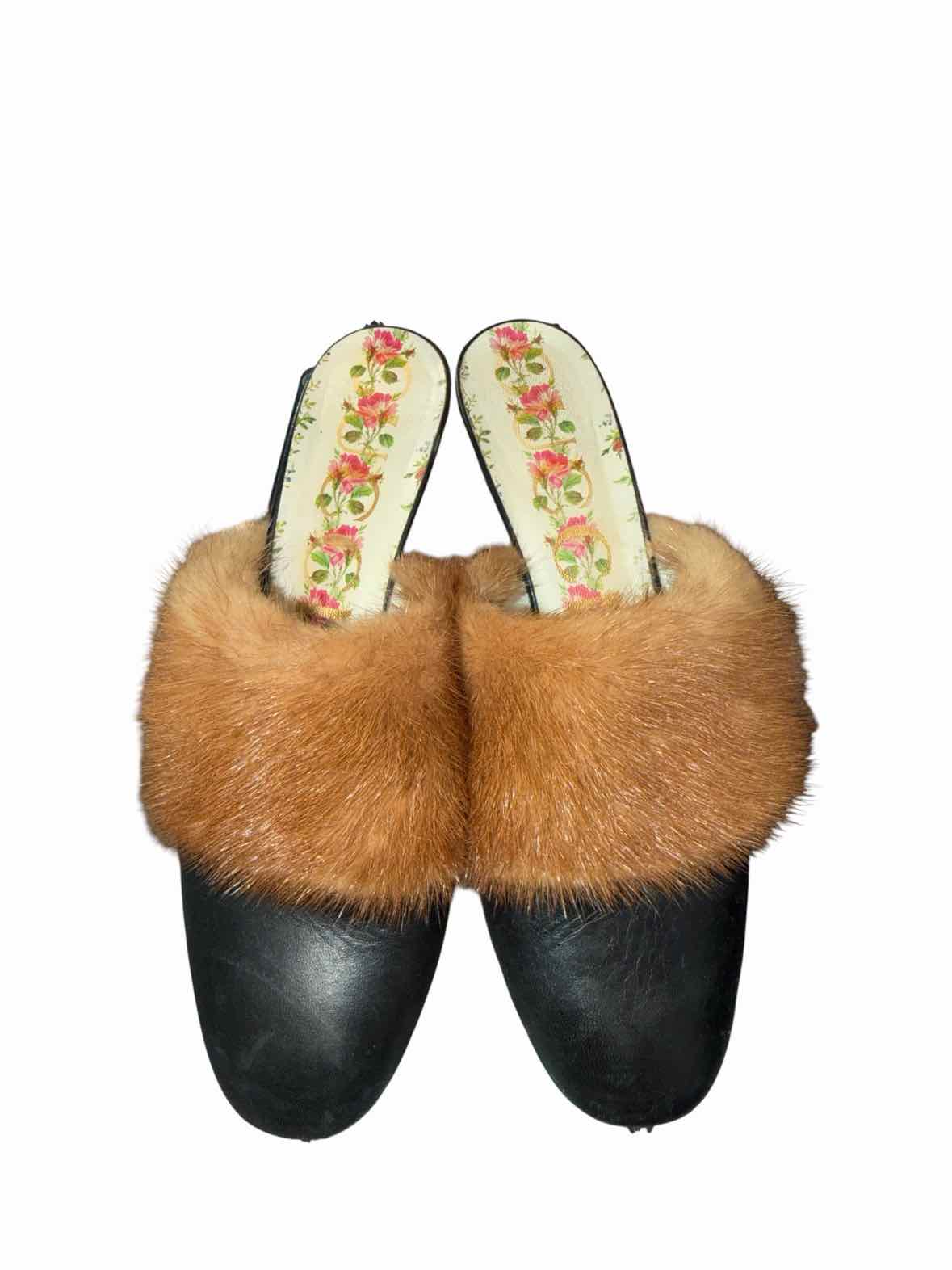 Gucci black and brown Size 39 Shoes