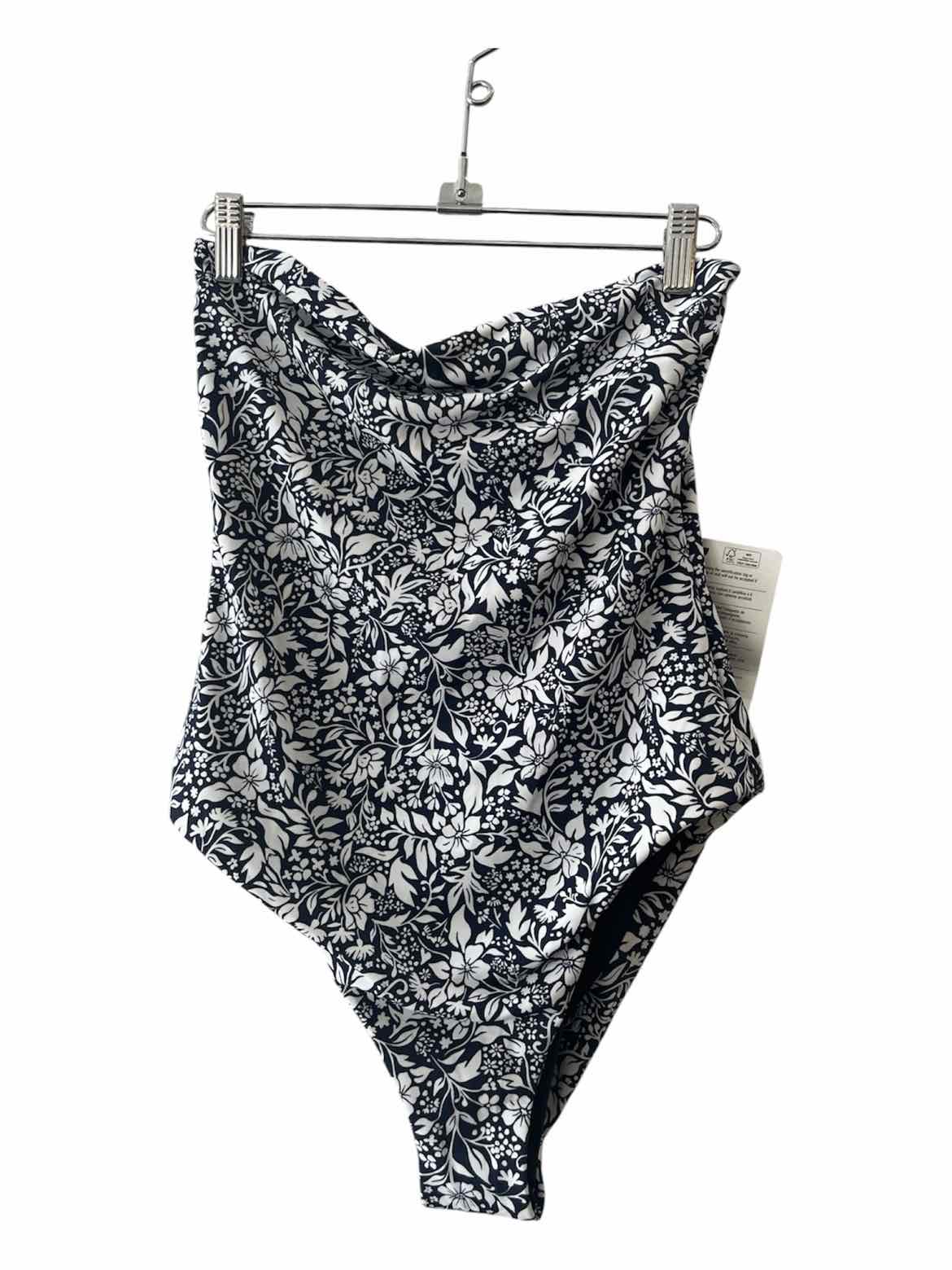 Onia Navy and White Size L Swimsuit