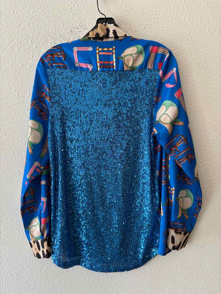 5 Progress Blue Multi Size S Shirt